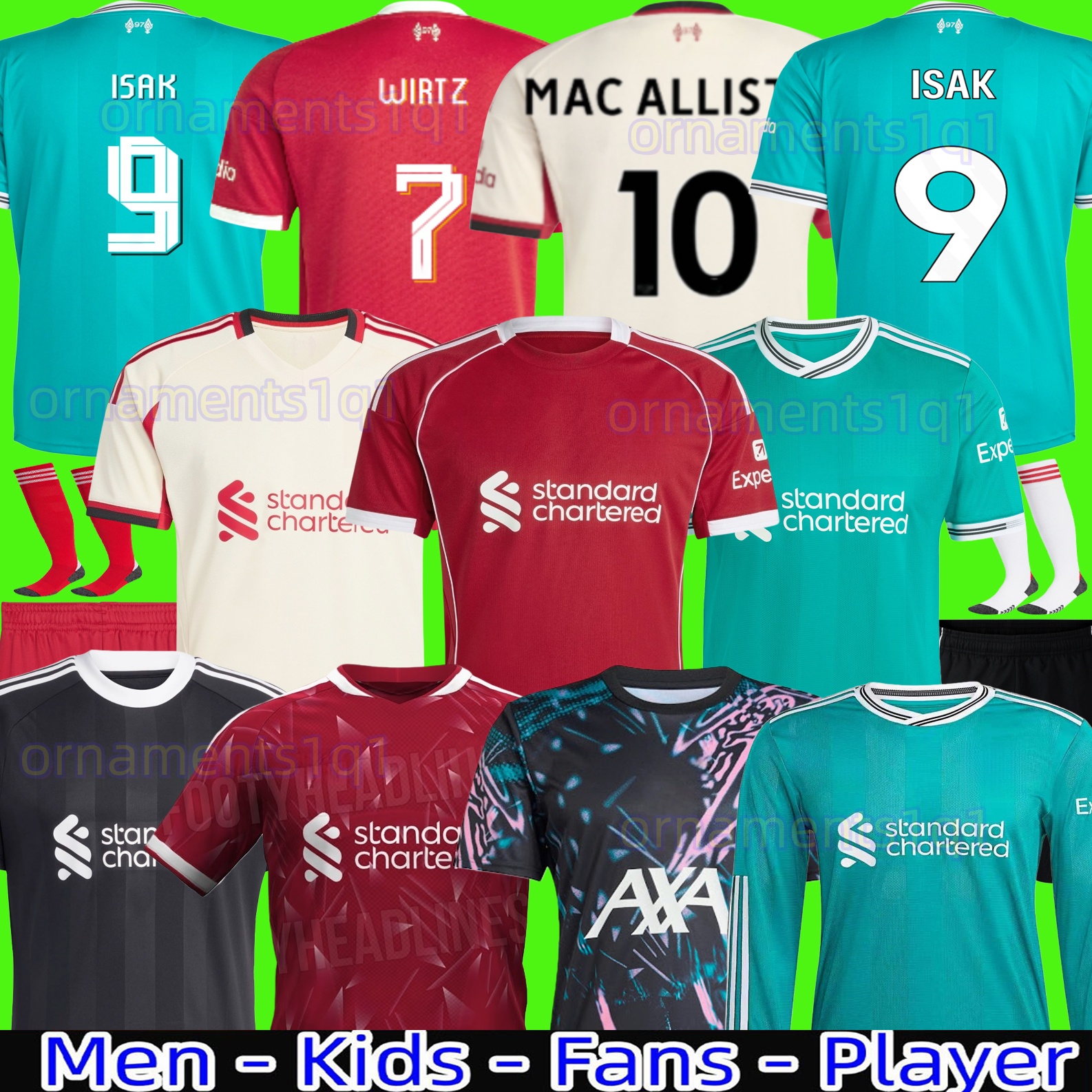 25 26 27 MAC ALLISTER soccer jersey DIOGO JOTA EkitikE 2025 2026 football shirt Luis DIaz SZOBOSZLAI A.BECKER FRIMPONG Wirtz Kerkez men kids kit uniforms SALAH