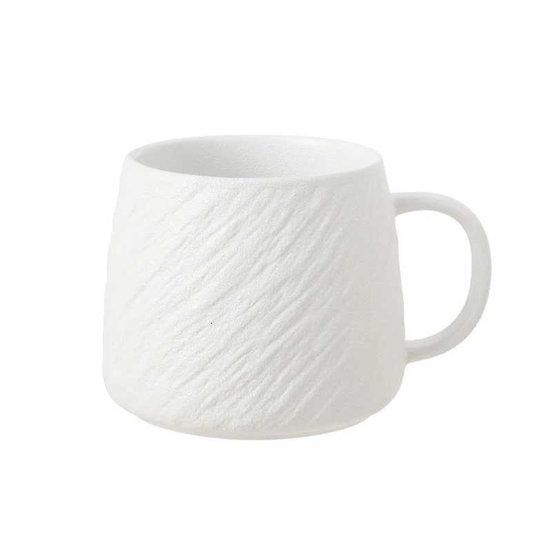 Stone Texture Ceramic g Large Capacity Solid Color Minimalist Design For Off He Daily Coffee Tea Drinking Cup H251215