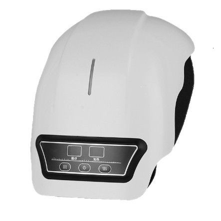 Electric Knee Massager Adjustable Temperature Vibration Cordless Knee Massager with LED Screen White Knee Massage Device 251013