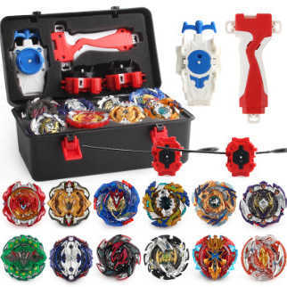 12-piece toy gyro with explosive attack set and double-sided launcher combat toolbox for boys and girls as a gift L251215