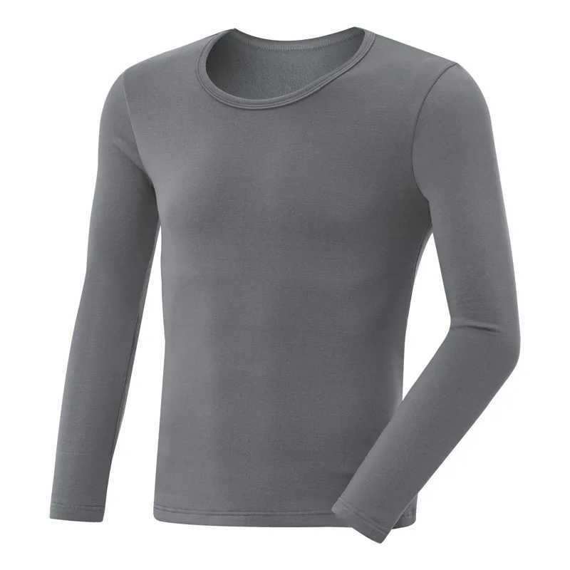 Men Undershirts Mens Winter Thermal Underwear Thin Fleece Elastic Compression Fitness For Winter Sports First Layer Wear G251215