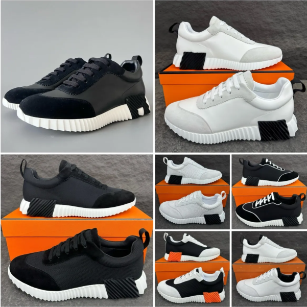 bouncing sneakers designer shoes suede casual Shoe trainers breathable Mesh Running Shoe mens womens comfortable Sneaker Non-Slip Rubber Sole Flat trainer with box