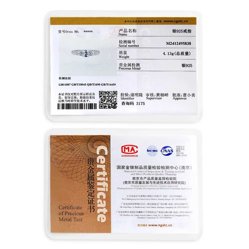 TFGLBU New 1CT Marquise Moissanite Ring for Women Proposal Wedding Diamond Band for Women 925 Sterling Silver Crown Single Ring M251215