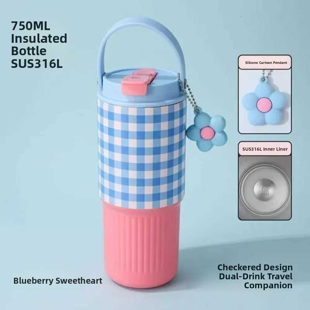 Reusable 316 Stainless Steel Thermo Water Bottle Large Capacity 750ML Tumbler Leak Proof Insulated Vacuum Flask Travel H251215