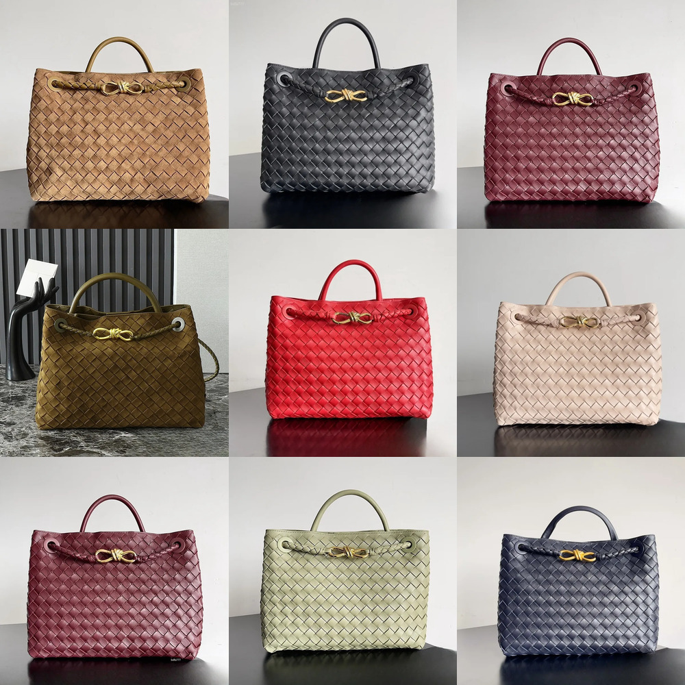 Fashion woven handbag designer tote bag portable one shoulder crossbody briefcase large capacity commuting bag multiple colors and sizes 123