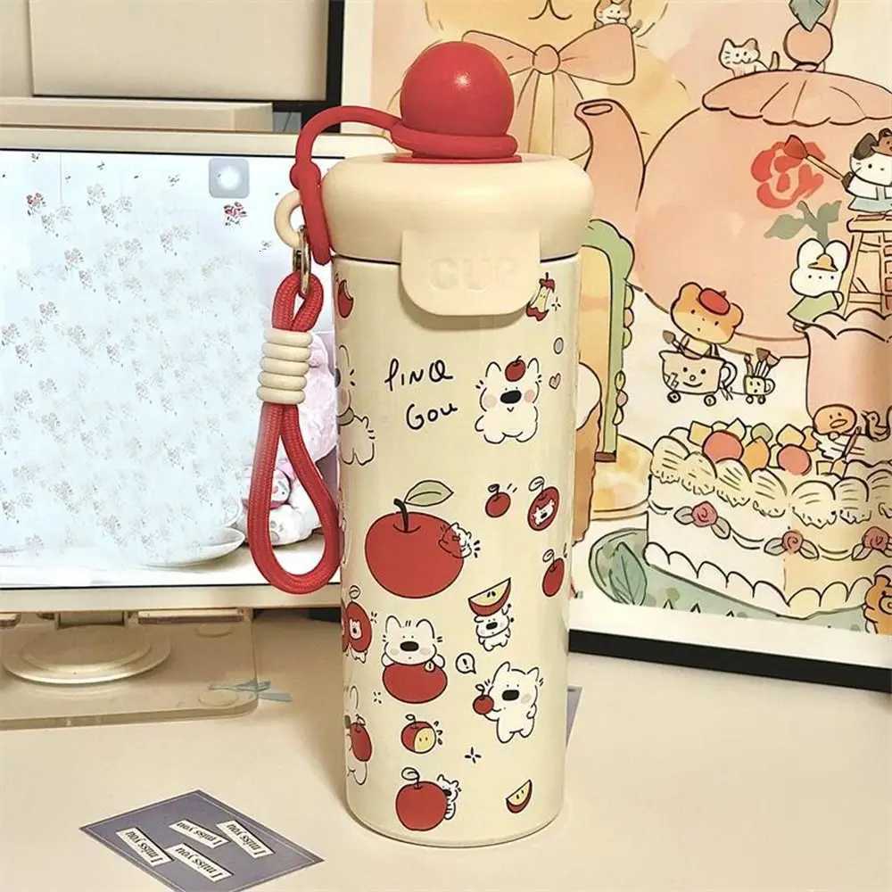 500ML Vacuum Cup High-Capacity With Pendant Floating Ball Insulated Cup Insulation Or Cooling Thermal Mug for Boys and Girls H251215
