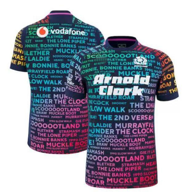 2025 2026 Scotland National Team Mens Rugby Jerseys 25 26 Scotland Home Away Blue Pink League Retro Indigenous Training Uniform Polo T-Shirts Top Size