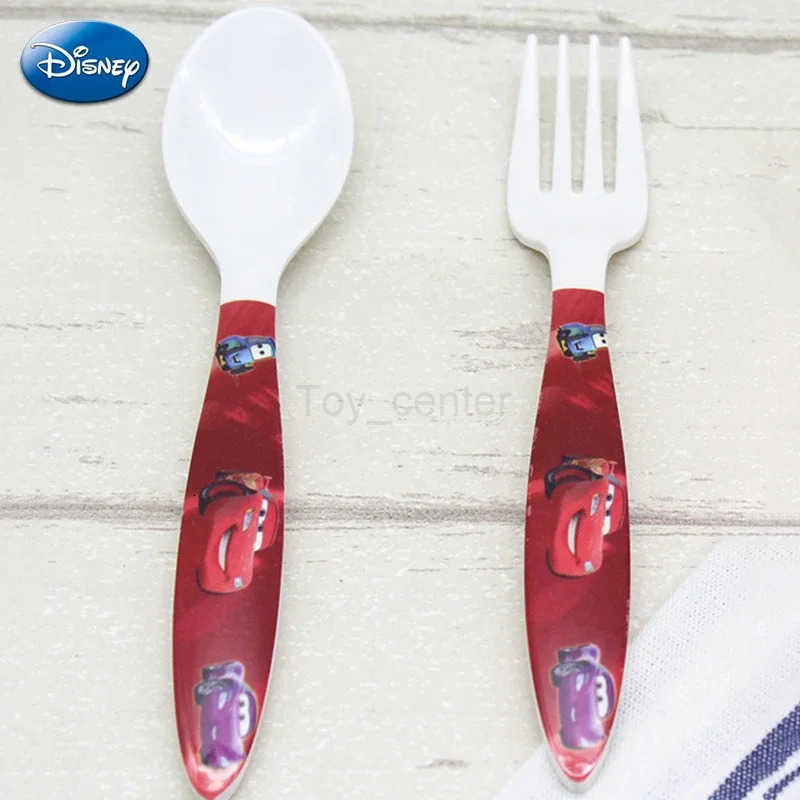 Disney Stitch Mickey Minnie Spoon Fork Childrens Tableware Cartoon Frozen Soup Spoon Cake Fruit Fork Cutlery Set Kid Rice Spoon H251215