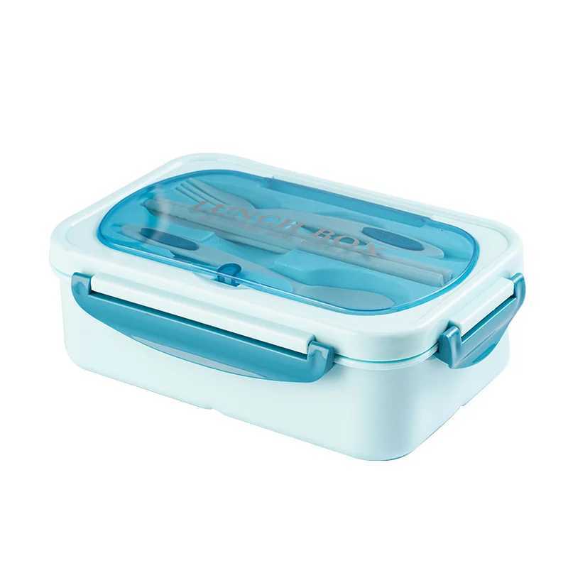 1 Cpartment Bento Box 304 Stainless Steel Leak Proof Lunch Box with Tableware Suitable for Microwave Oven H251213