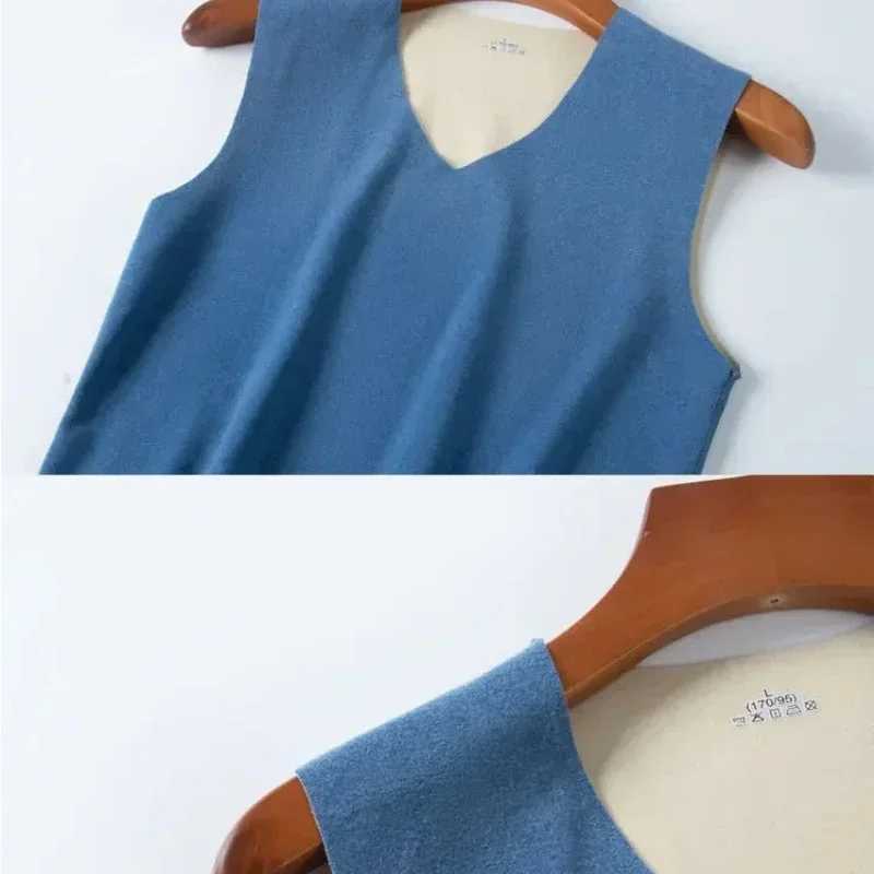 3 Pcs Double Sided Warm Velvet Vest For Mens Winter Underwear Men Sleeveless Vest Mens Winter Thermal Underwear Male Vest 4XL G251215