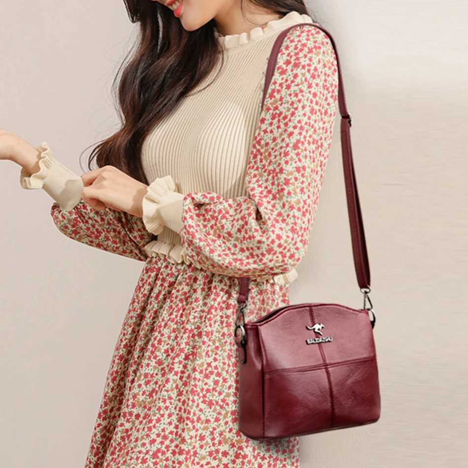 High Quality Leather Shoulder Bags for Women Small Cossbody Bag Women Bags Luxury Designer Female Purses and Handbags Sac A MainT251215