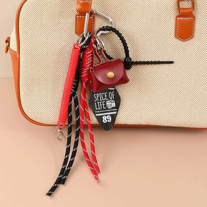 Designer Woven Rope Mini Bag Keychain Small Items Accessory Handbag Pendant Bag Charms for Women M251215