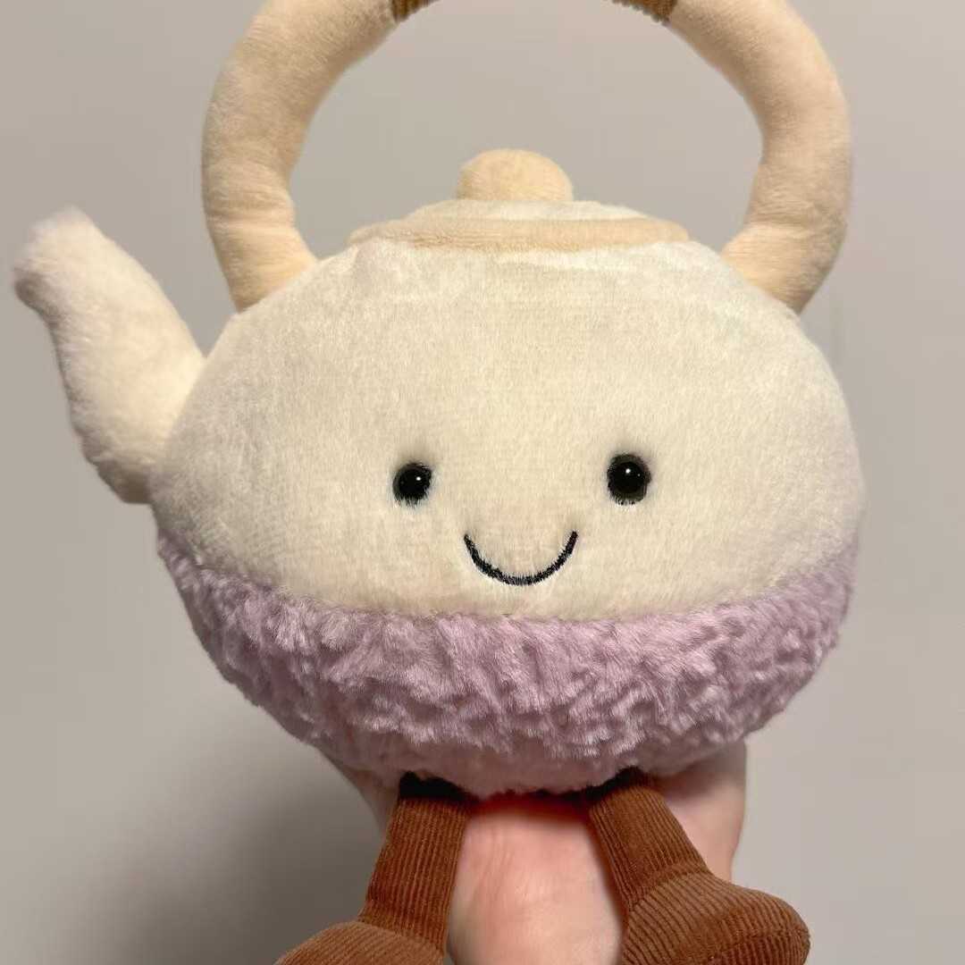 2026 Jellys Cat Shanghai Limited Edition Cake Bear Teapot Kettle Plush Toy New Year Gift online Y260128