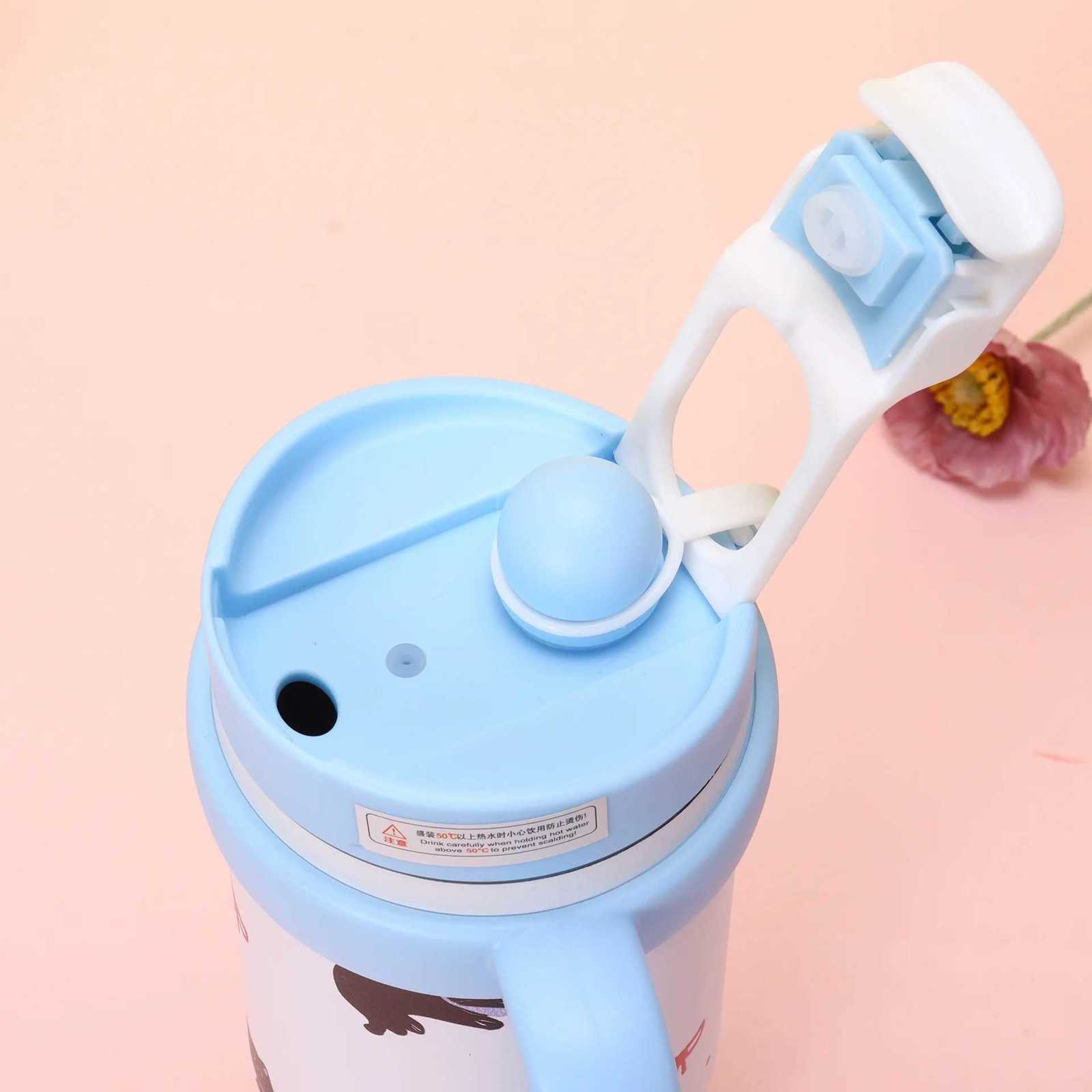 Big Mac straw water cup for girls high value car handle straw cup large capacity 316 stainless steel thermos cup H251215