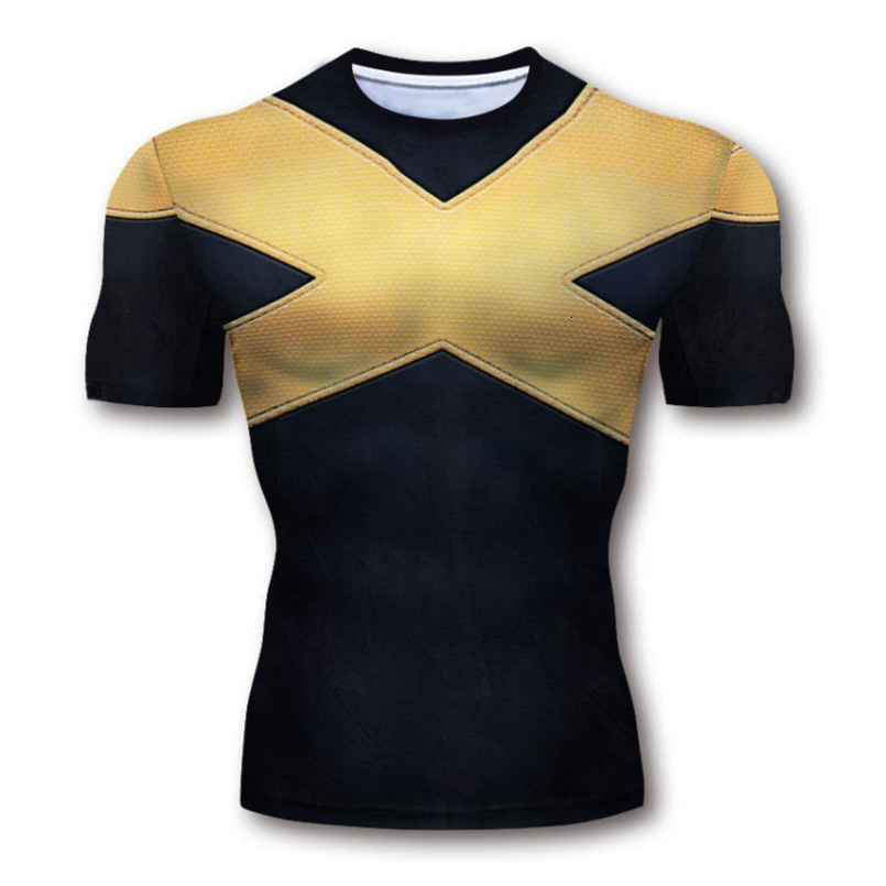 Cross-border New Men's 3D Pattern Printing Funny T-shirt fashion Style Fitness Clothing Short Sleeve