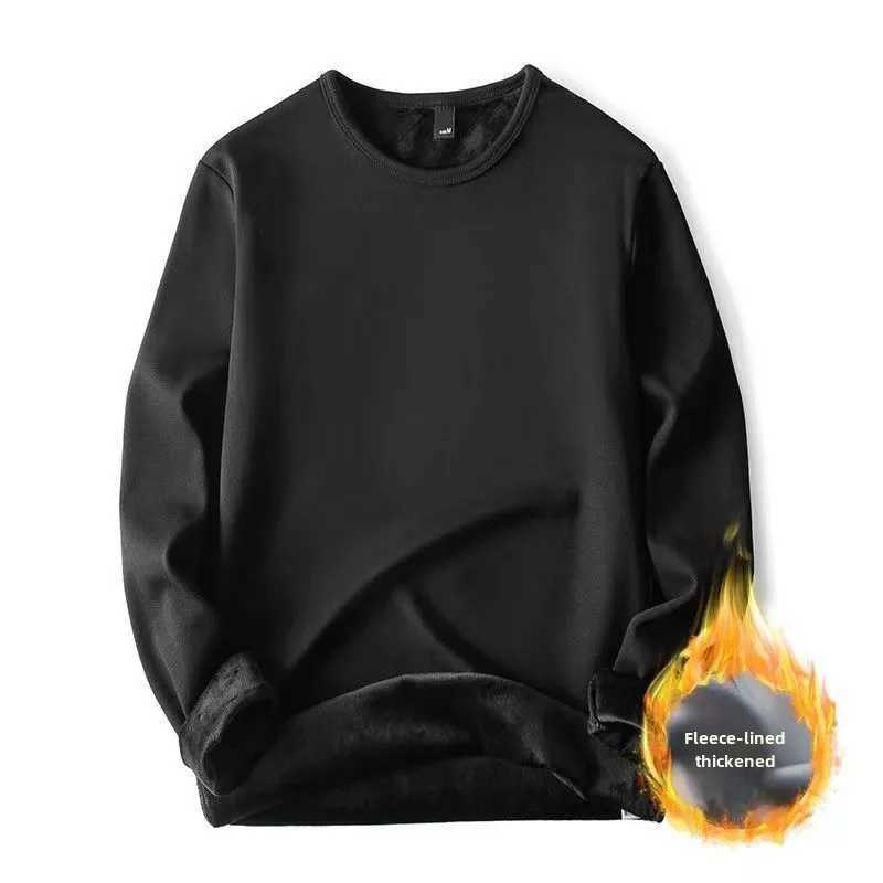 Autumn Winter Mens Hermal Underwear Tops Men Round Neck Long Sleeve T-shirt Base Layer Top Long Sleeved Casual T-shirt G251215