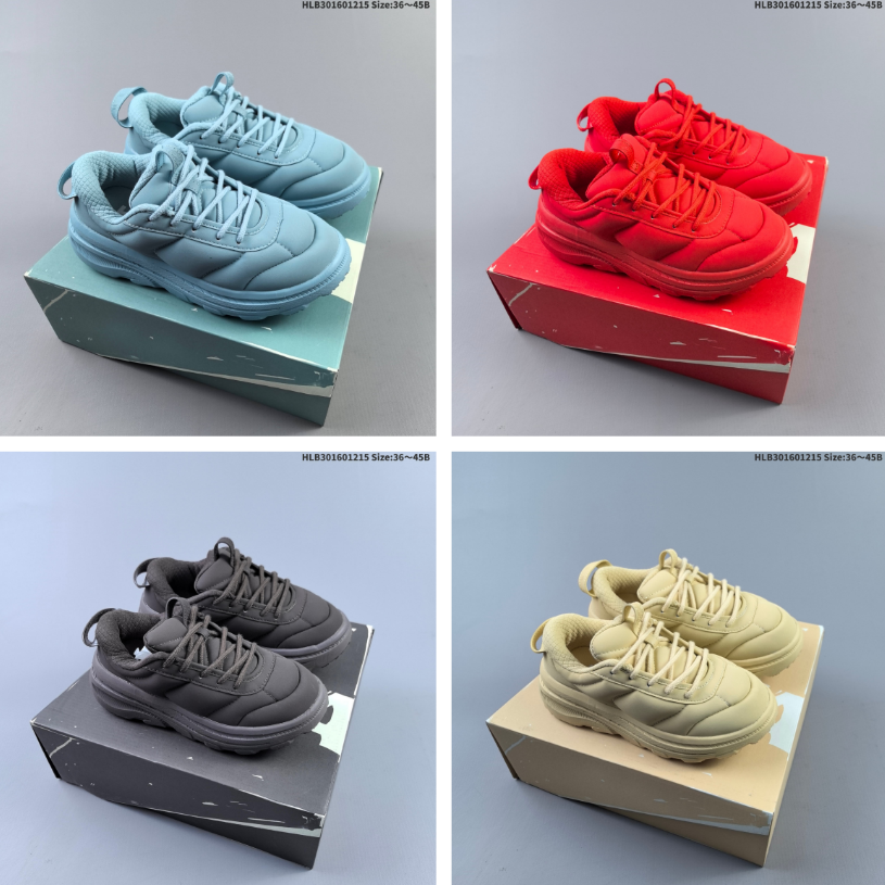 Bondi B3LS Poinciana Bracken Straw Tourmaline Warm bread shoes Low cut mountain outdoor running shoes