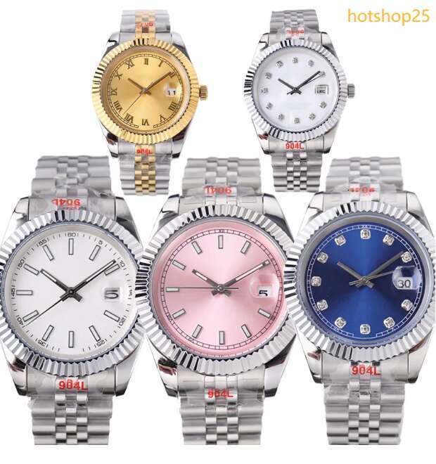 Mechanical Watch Mens Clock 41 Mm Stainless Steel Bezel Movement Watches Waterproof Sport Winding Fashion Womens Wristwatch Gift Montres De Luxe