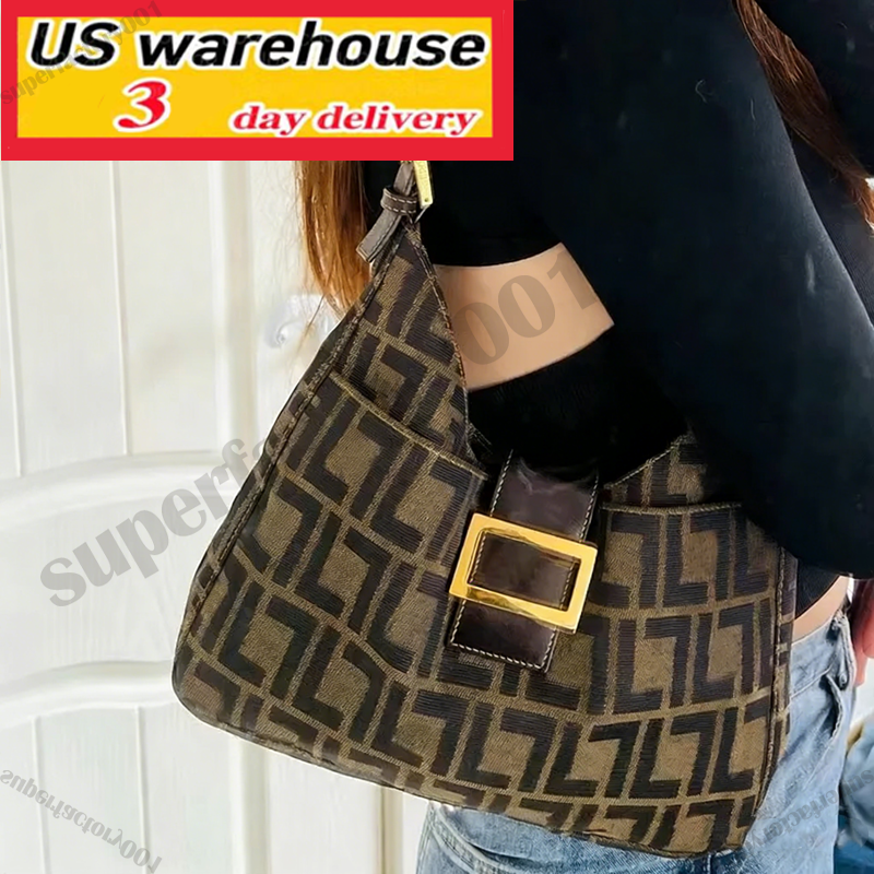 High Quality Designer Bags Shoulder Women's Fashion Bags Letters Logo Zipper Calfskin Crescent Armpit Bags Handbags Handbags Shoulder Bags Brown Luxury Purse