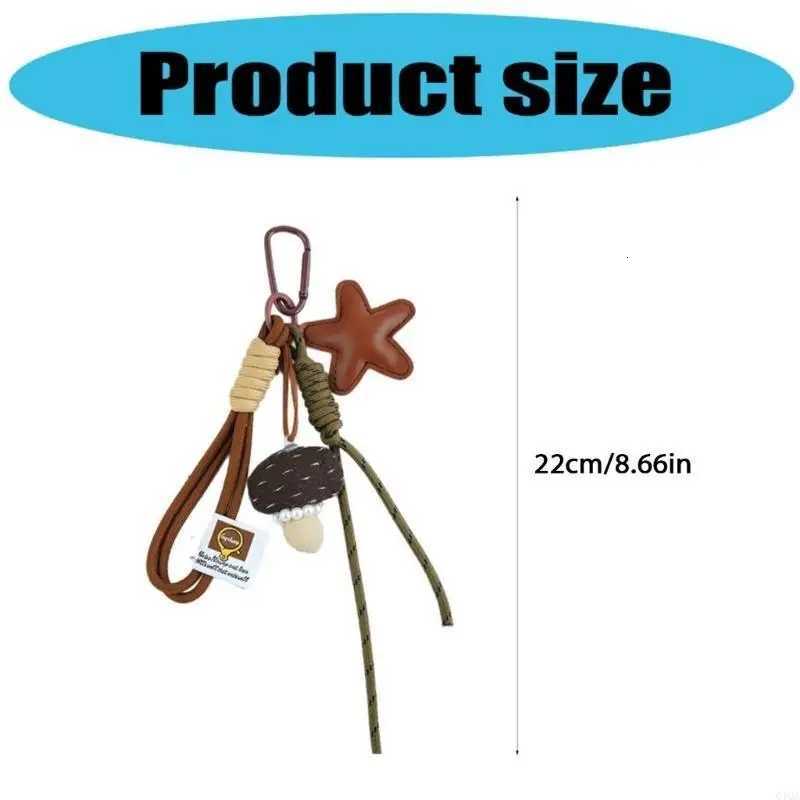 Q1QA Star Keyring Bag Decoration Modern Metal Holder Fashionable Bag Accessory Keychain For Students And Athletes M251215