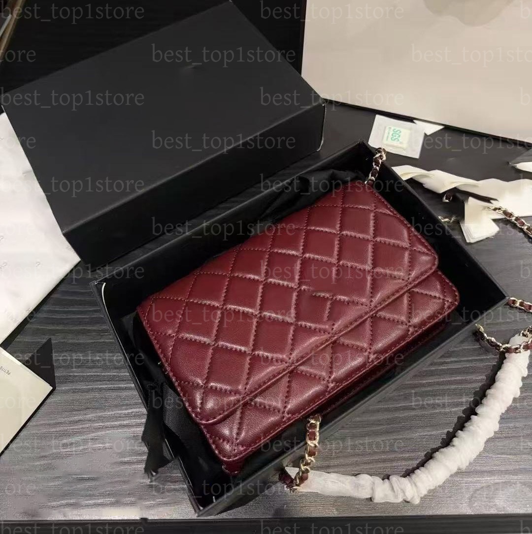 Designer bags Evening Bags Shoulder bag Underarm bag chain Women handbag Diamond Lattice Designer purse Crossbody wallets lady party Burgundy