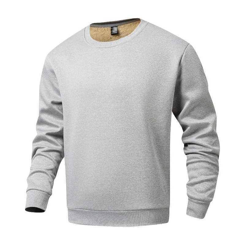 Mens Winter Fleece Lined Warm Top Autumn Korean Fashionable Long Sleeved Base Shirt Plush Casual Warm Underwear T-shirt G2512151