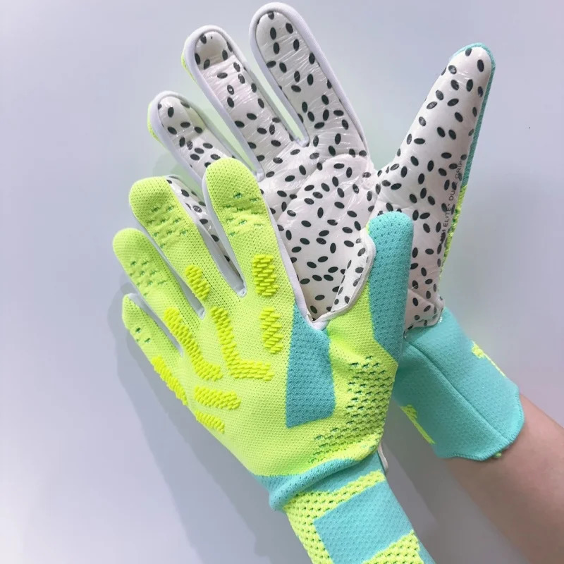 Latex nonslip goalkeeper gloves youth adult football sports game training 251203