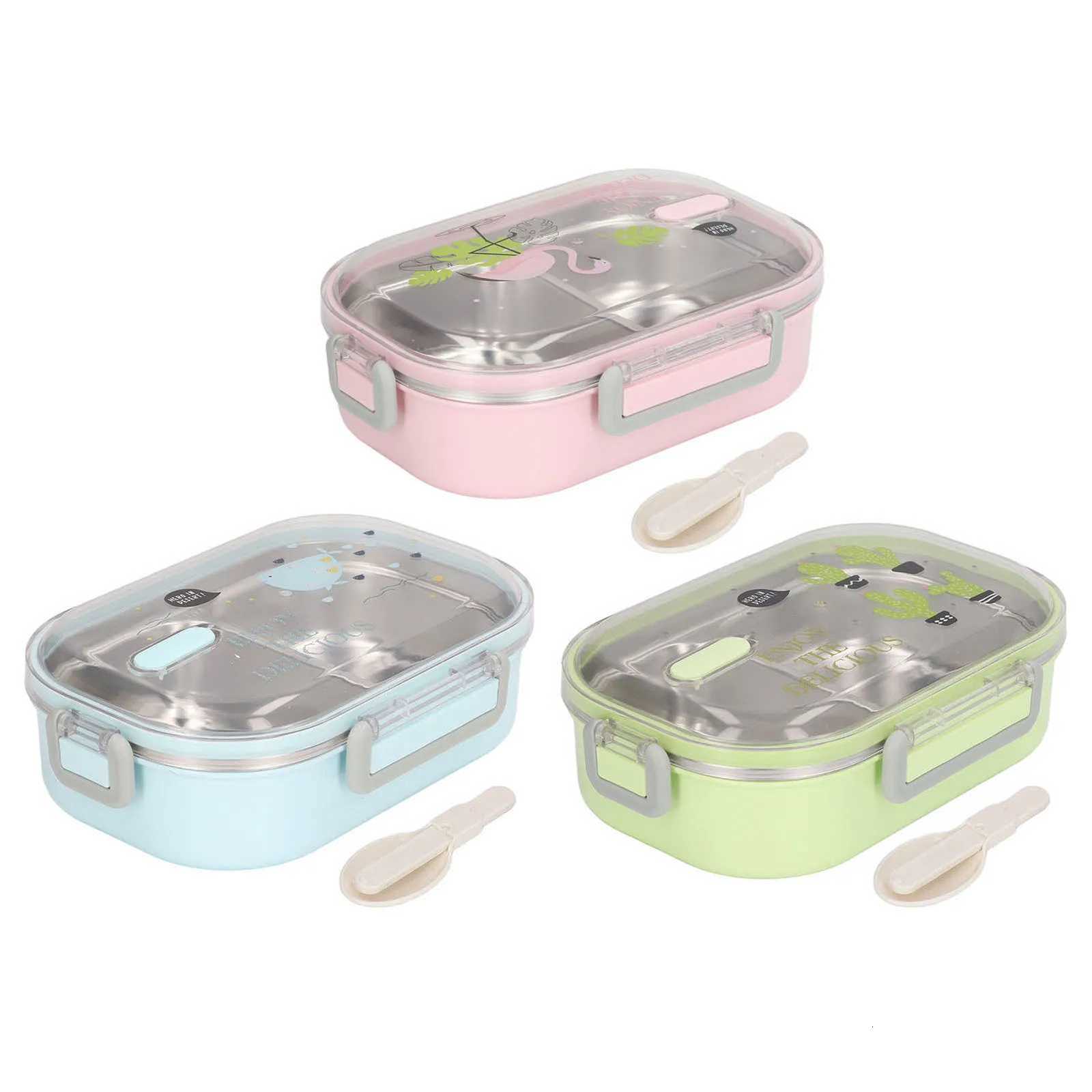 Thermal Insation Lunch Box Stainless Steel Lunch Box Cpartment Liner Japanese Style Leak Proof Container for School Student H251213