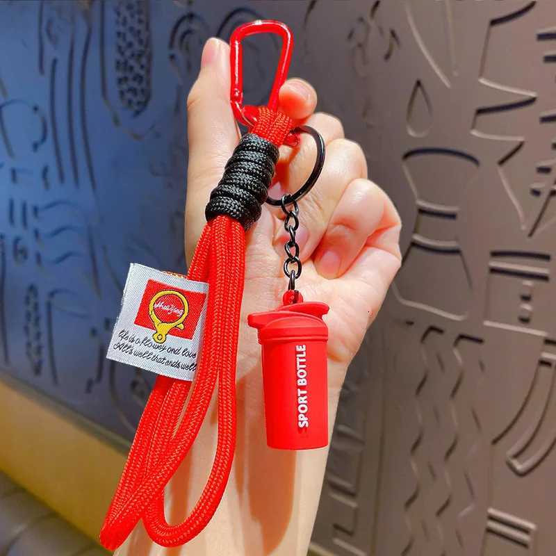 Colorful Rope Keychain Anti-Lost Short Wrist Lanyard Strap With Keyring For Backpack Phone Key Universal Accessories M251215