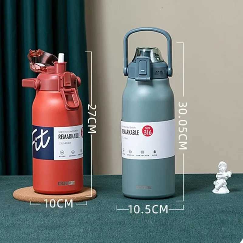 Large Capacity Thermo Bottle Portable Thermal Mug Thermos Water Bottle Tumbler Thermoses Outdoor Insulated Stainless Steel Cup H251215