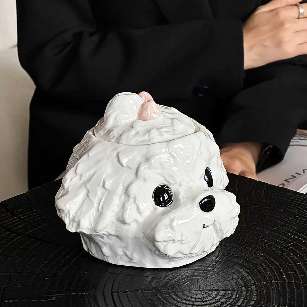 Cute Ceramic Cloud Puppy g with Lid 3D Exquisite Coffee Cup Perfect Birthday Festival Gift Shop Now H251215