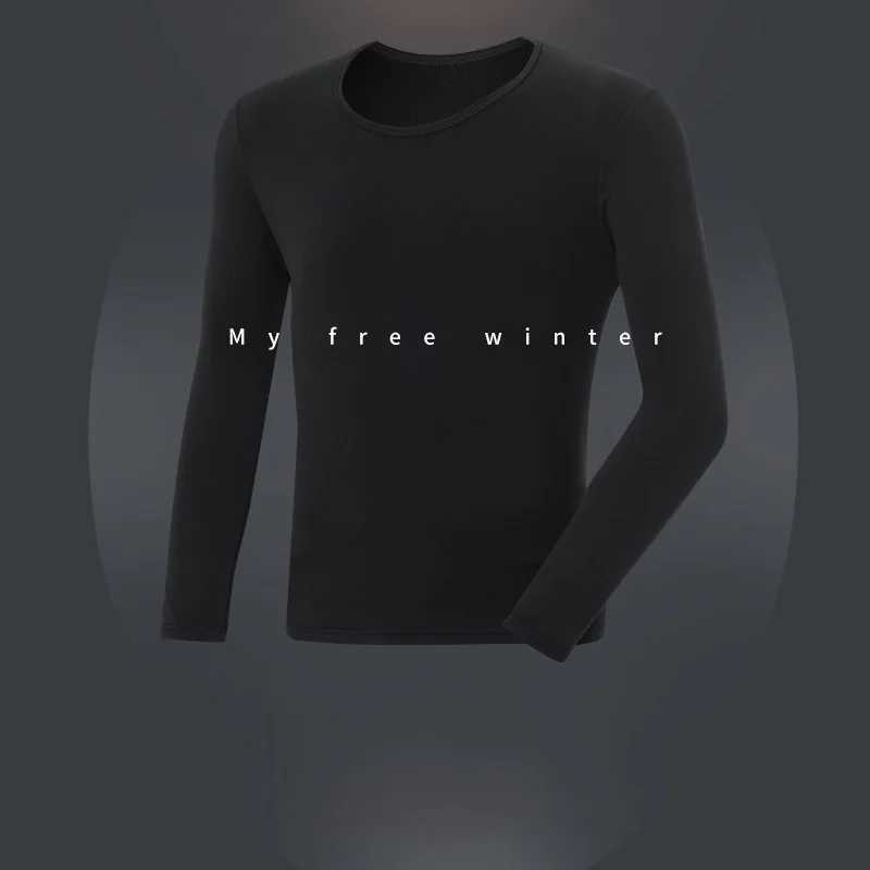 Men Undershirts Mens Winter Thermal Underwear Thin Fleece Elastic Compression Fitness For Winter Sports First Layer Wear G251215