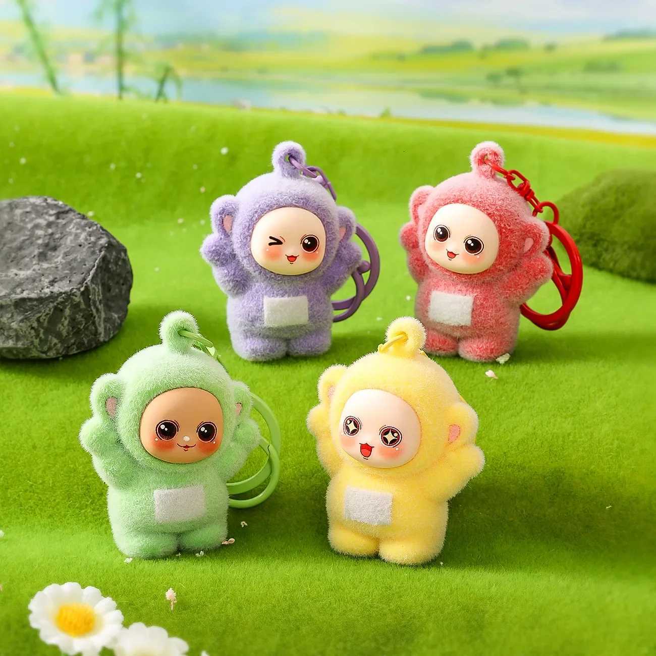 Four Color Series Cartoon Keychains Small Pendants Trendy Gifts Cute Dolls Couple Schoolbags And Pendants M251215