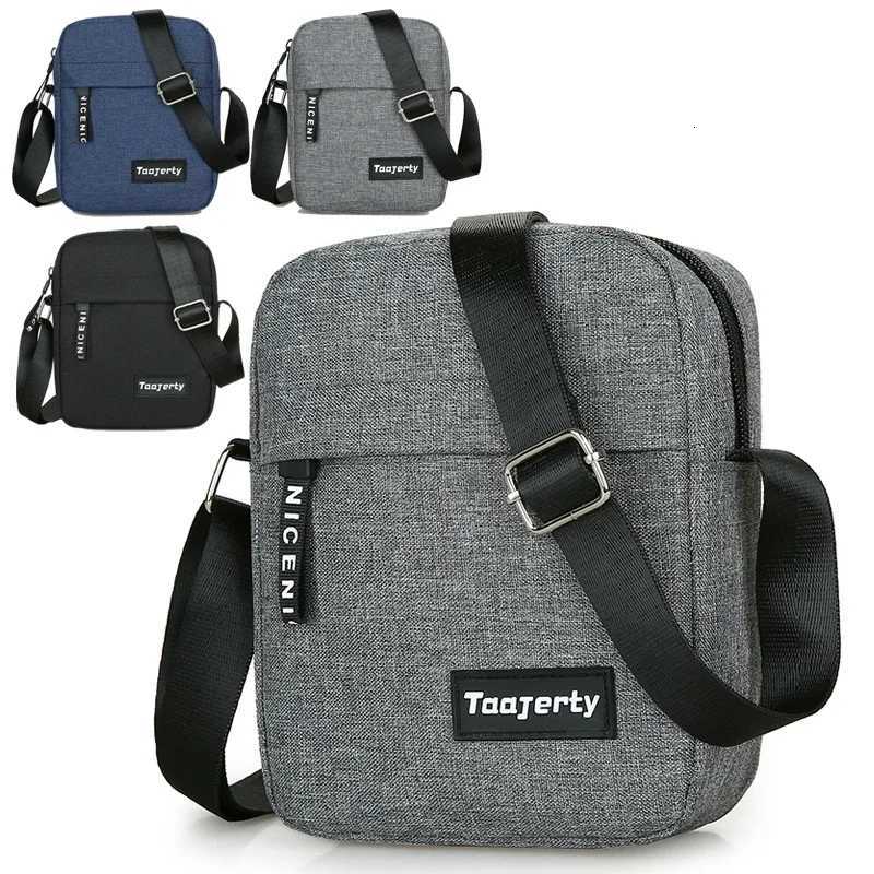 Casual Mini Crossbody Bag Small Mens Shoulder Bag Men Diagonal Small Backpack Light Messenger Phone Bag Boy Fanny Chest PackT251215