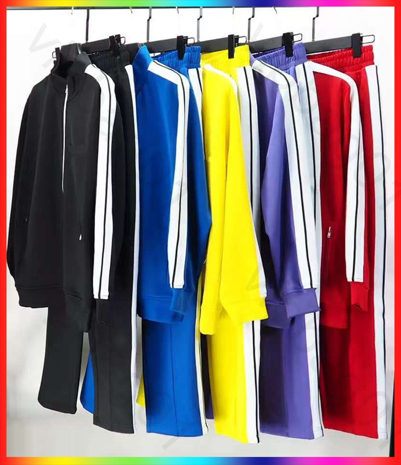 Designer Tracksuits Men's and Women's Jacket Palms Tracksuits Hoodie Sweatsuits Sweat Suits Man Pants Letter Sweatshirt Long Sleeve Mens Coats Jogger Sportswear