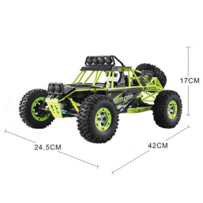 Wltoys 12428 1/12 RC Car 24G 4WD Electric Brushed Racing Crawler RTR 50km/h High Speed RC Off-road Car Remote Control Car ToysT251215 - view 3