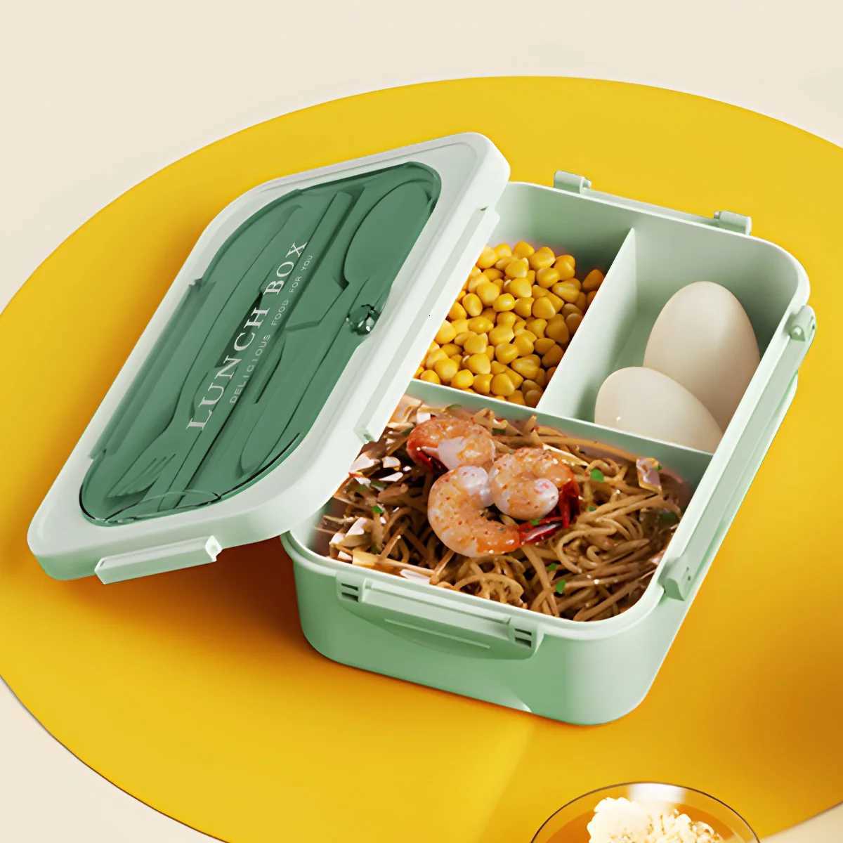 Bento Lunch Box Fruit Food Container For Kids Cpartment Microwave Oven Dinnerware Leakproof Lunchbox Outdoor Camping Picnic H251213