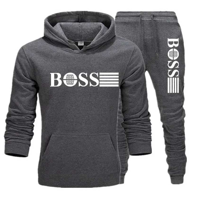 Autumn and winter two-piece sportswear men and womens casual sportswear with fashionable hoodie X251215 - view 4