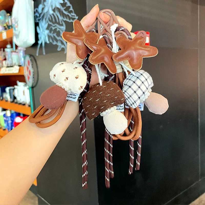 New Cartoon Mushroom Pendant Multi-purpose Brown Bag Charm Handmade Rope Bag Hanging Accessories M251215
