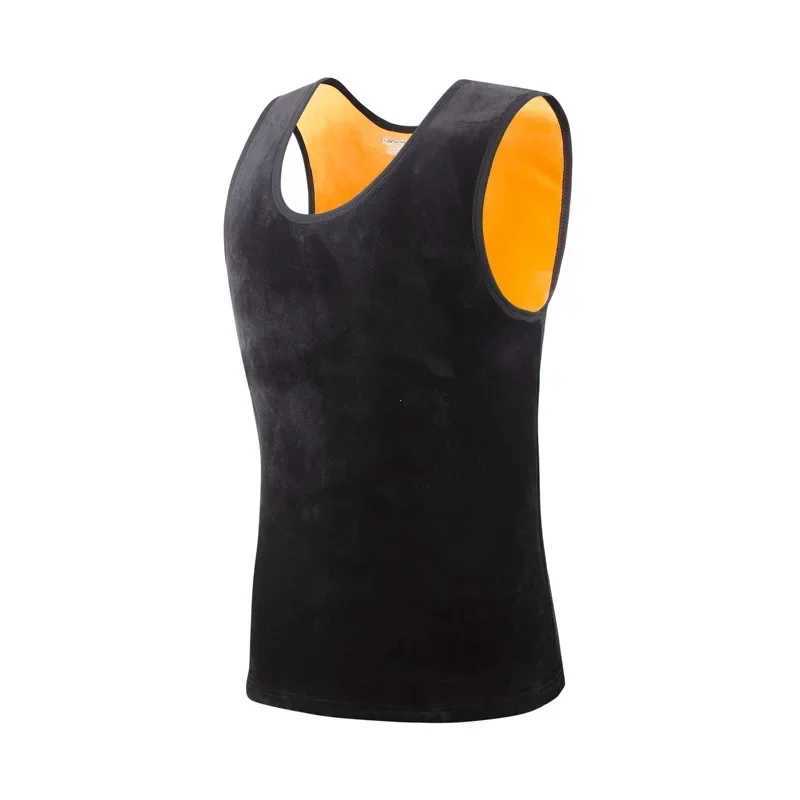 Warm Vest For Man Keep Warm Underwear Men Vest Mens Winter Thermo Shaping Large Size Male Vest Comfortable With Velvet G251215