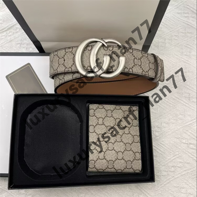 Belt for woman designer Genuine Leather Cowhide Width 3.8cm Men Designers Belts Golden Buckle Sier Womens Waistband Cintura designer belt woman brown belt