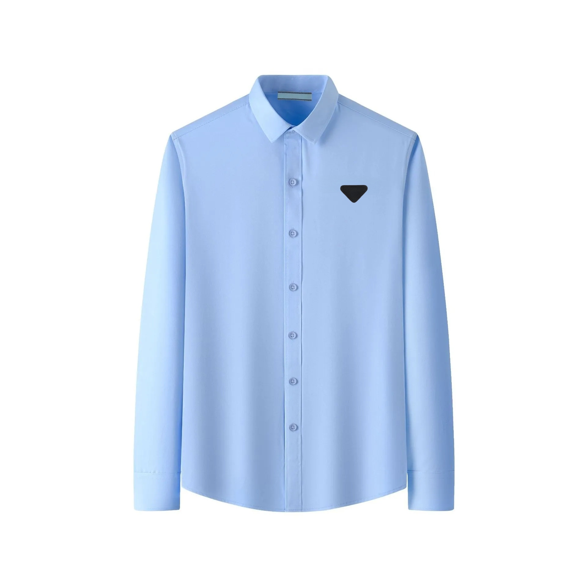 Men Casual Shirts Designer Shirt Long Sleeve Shirts Classic Business Spring Autumn Luxury Designer Men'S Shirts Solid Color Letter Blouse Plus Size XS--5XL