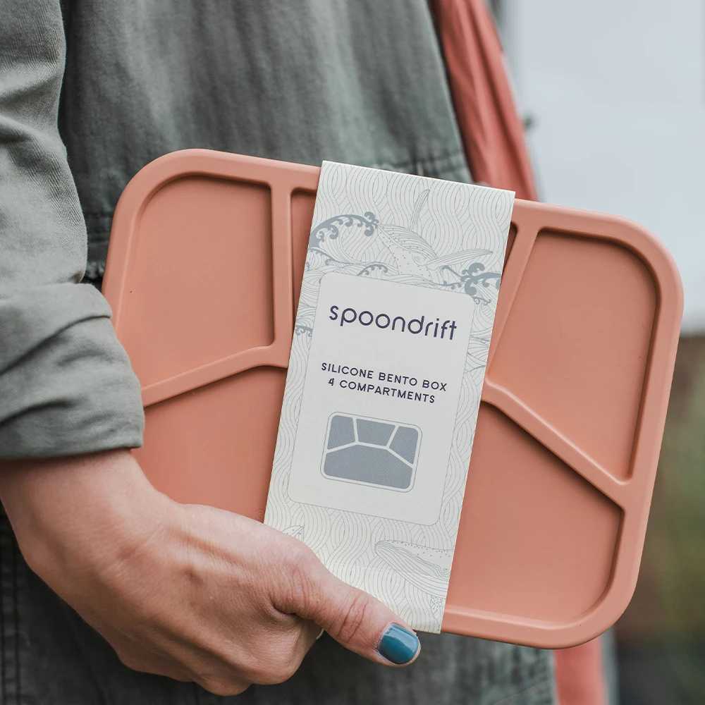 Silicone lunch box thicke and leak-proof suitable for students and adts microwave and dishwasher safe H251213