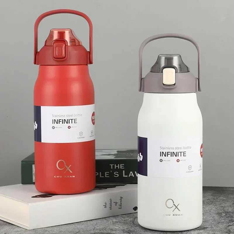 Large Capacity Thermo Bottle Stainless Steel Thermos Water Bottle Cold And Hot Tumbler Portable Vaccum Flask Cup Outdoor Mug NEW H251215