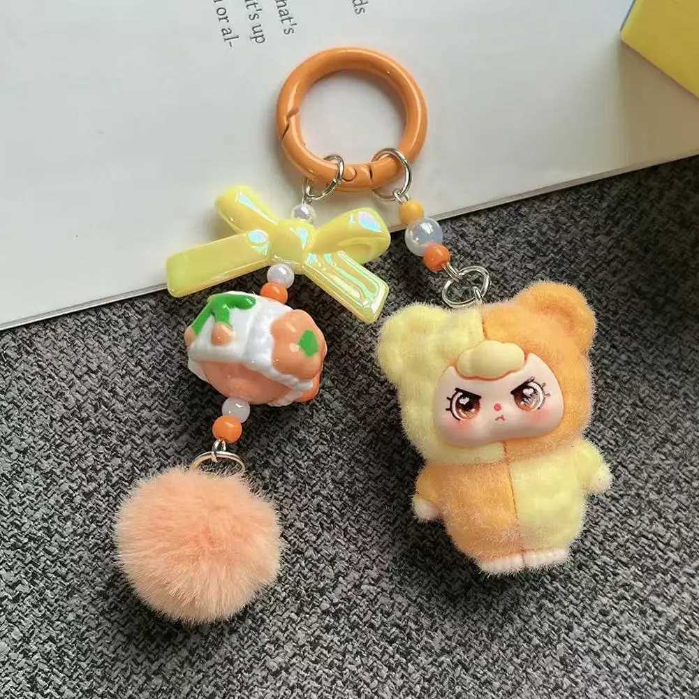 Cute Anime Flocked Dora DIY Decorative Pendant KeyChain Backpack Desk Decor Cute Cartoon Schoolbag Pendant And s Gifts M251215