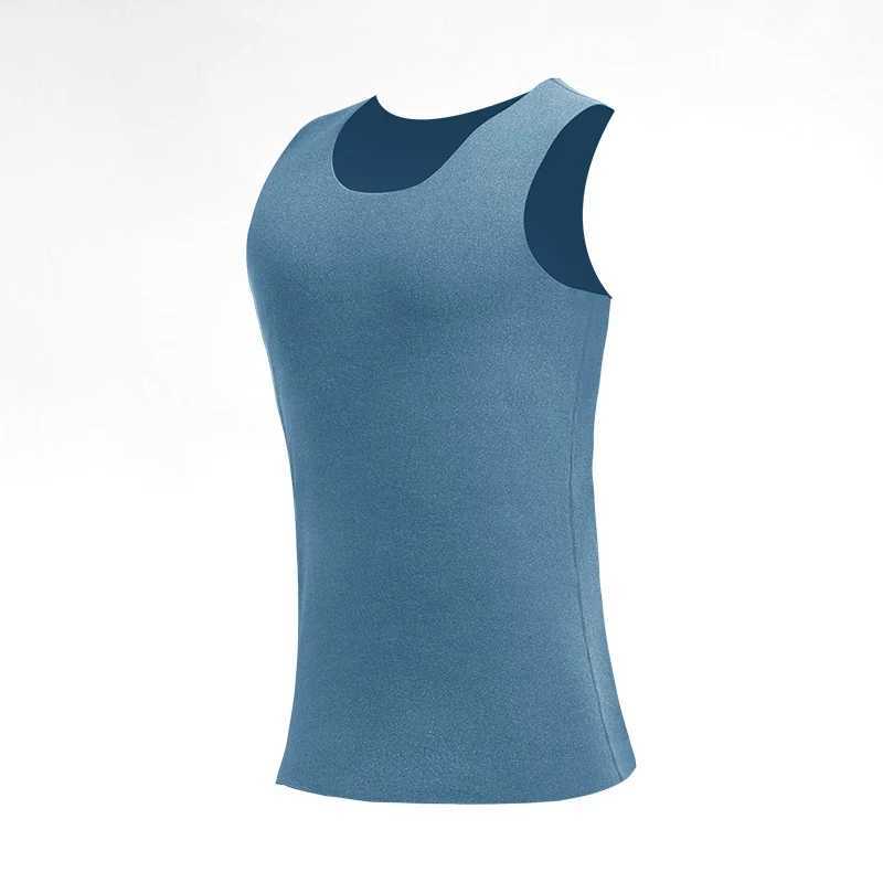 Mens Thermal Vest Seamless Fleece Thickened Vest Base Layer Underwear Autumn and Winter One-Piece Top Slimming G251215
