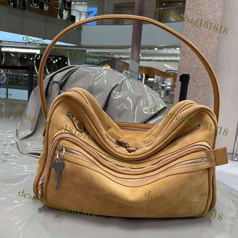 designer bag 2025 New Fashion Simple Large Capacity Shoulder Motorcycle Crossbody Multi-Pocket Commuter Handbag Women's Bag