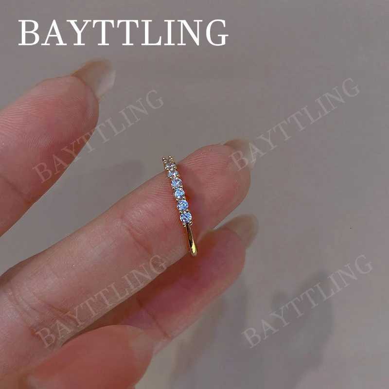 Charm 925 Sterling Silver/Gold Sparkling Heart Zircon Open Ring For Women Fashion Punk Party Gift Jewelry Christmas M251215