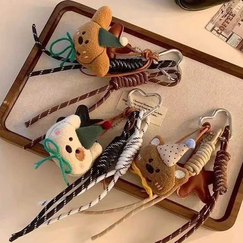 Unisex Bag Pendants Cartoon Plush Teddy Bear Doll Star Funny Cute Kawaii High Quality Bag Accessories Multifunctional Keychains M251215