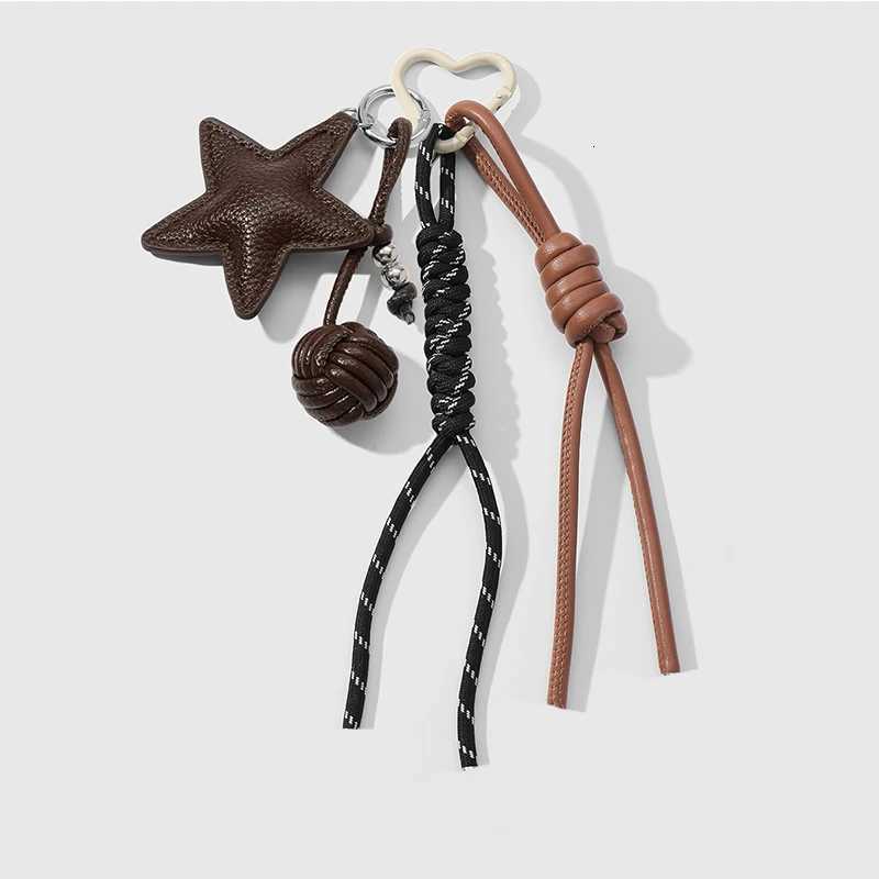 Classical PU Leather Star Bag Decoration Trendy Womens Keychain Designed For Trendy Women Who Love Distinctive M251215